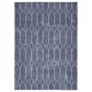 Nourison Machine Washable Series 1 6" x 9" Navy Area Rug, , large