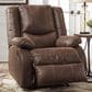 Ashley Bladewood Zero Wall Manual Recliner in Coffee, , large