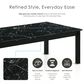 Furniture of America Modesk 3-Piece Table Set in Black, , large