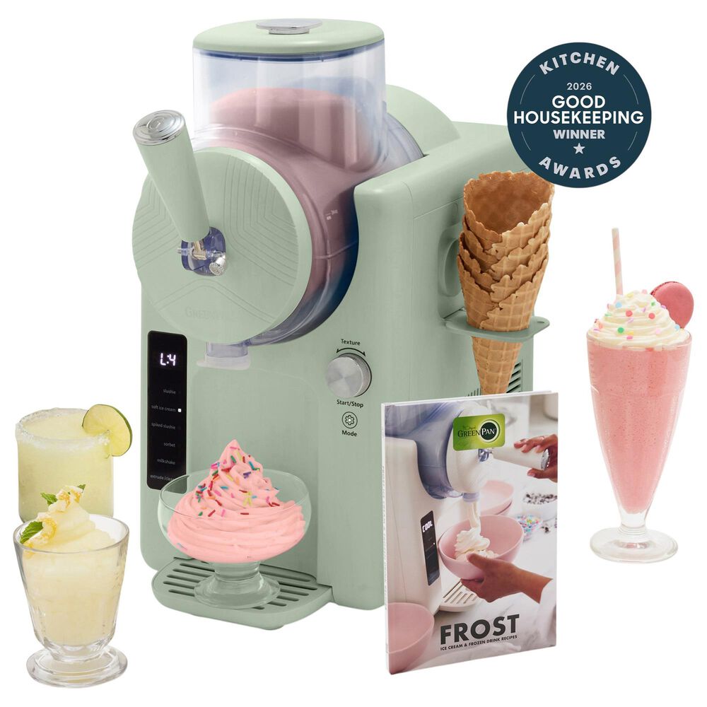 Green Pan 2 Qt. Frost Slush and Soft Serve Ice Cream Maker in Pistachio, , large