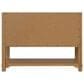 James Martin Malibu 48" Single Bathroom Vanity in Amber Birch with 3 cm Eternal Marfil Quartz Top and Rectangular Sink, , large
