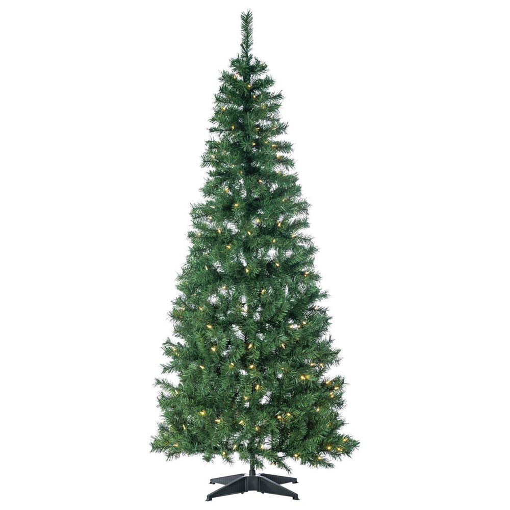 The Gerson Company Sterling 6" Pop Up LED Fir Tree with 200 UL Warm White LED Lights, , large