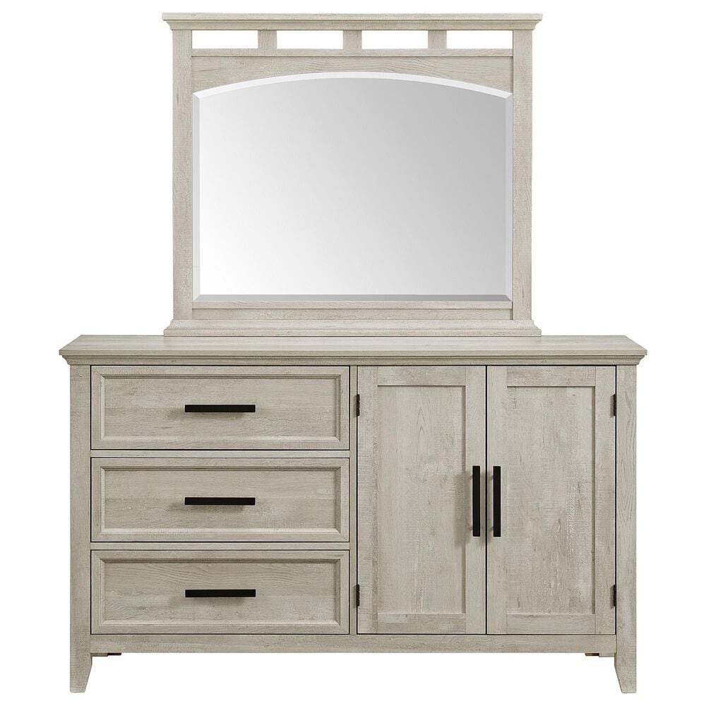 Mayberry Hill Matias 4-Piece Queen/Full Bedroom Set in White, , large