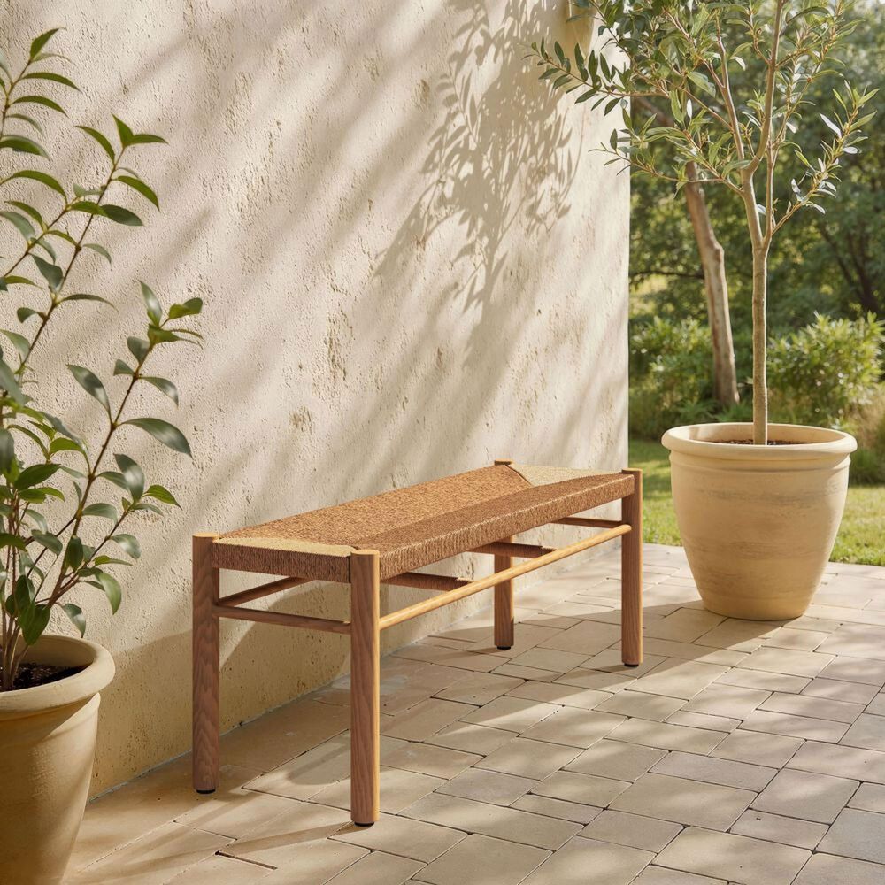 Zuo Modern Iska Bench in Natural, , large
