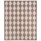 Nourison Positano Geometric Natural 6" x 9" Indoor/Outdoor Area Rug, , large
