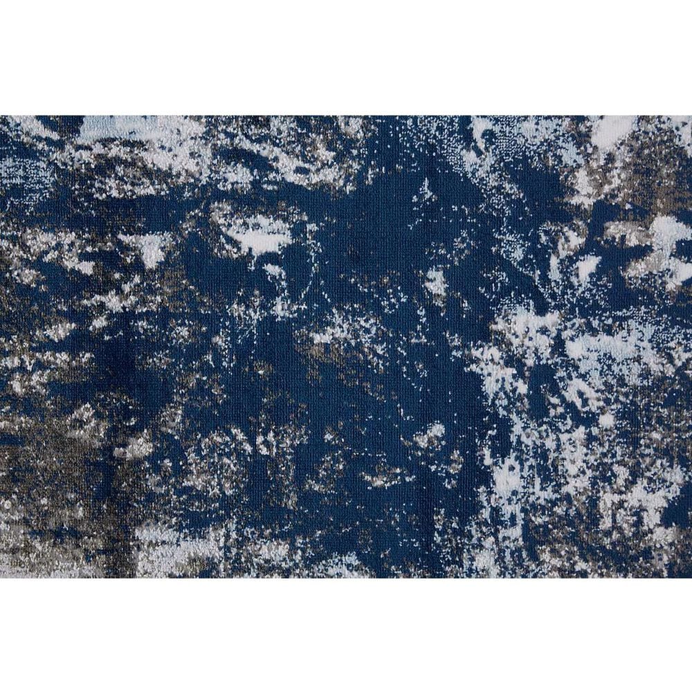 Feizy Gaspar 2&#39;10&quot; x 8&#39; White and Gray Runner, , large