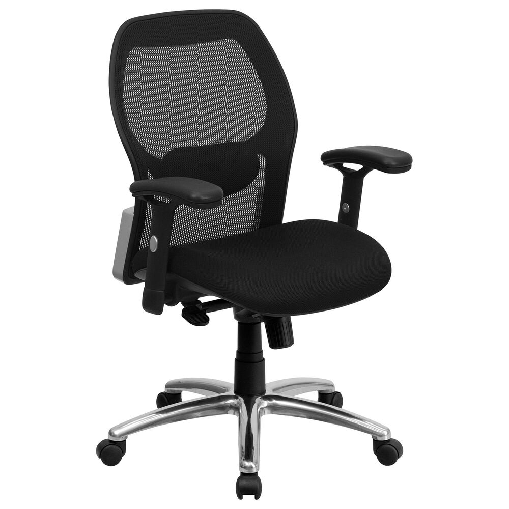 Flash Furniture Executive Swivel Chair in Black, , large