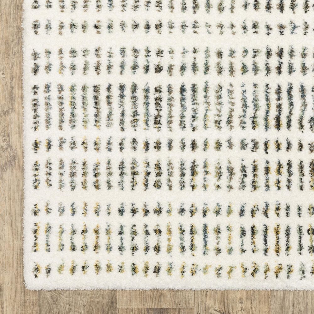 Oriental Weavers Galileo GAL02 Ivory and Multicolor 2&#39;3&quot; x 7&#39;6&quot; Runner, , large