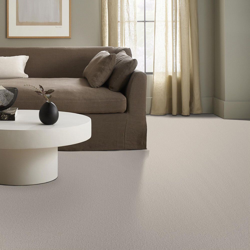 Shaw Canvas Comfort Blue Carpet in Champagne Toast, , large