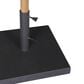 Four Hands Baska 7" x 9.8" Outdoor Rectangular Umbrella without Base in Arashi Salt, , large
