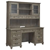 desk with hutch