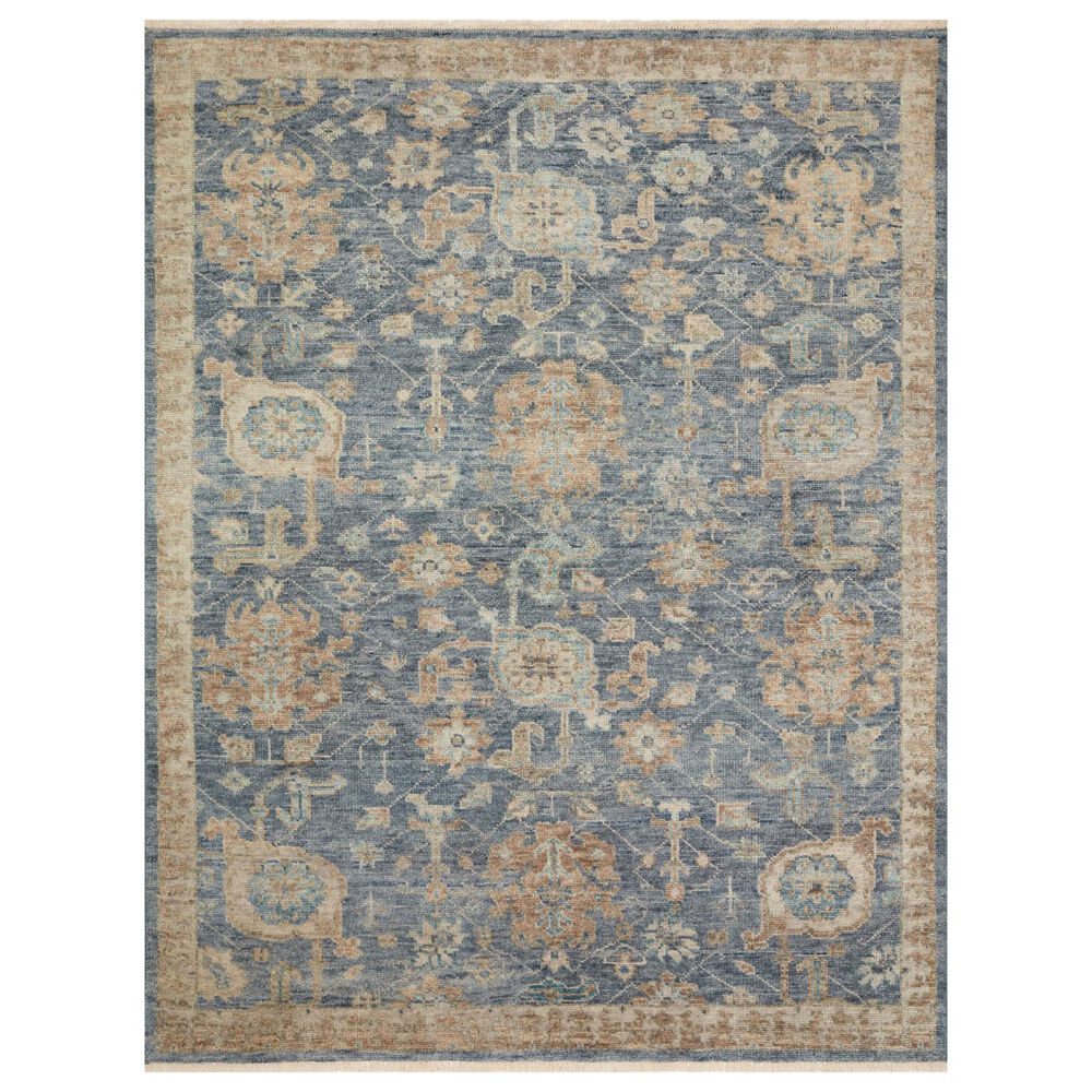 Loloi Helena Indigo and Taupe 7"9" x 9"9" Area Rug, , large