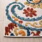 Safavieh Cabana 8" x 10" Cream and Navy Indoor/Outdoor Area Performance Rug, , large