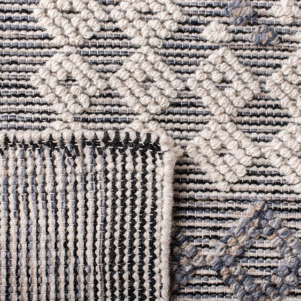 Safavieh Natura 2&#39;3&quot; x 8&#39; Cream and Navy Runner, , large