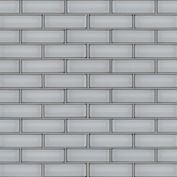 MS International Ice Beveled 2" x 6" Glass Subway Tile, , large