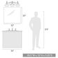 Golden Lighting Nash 3-Light Bath Vanity in Matte Black, , large