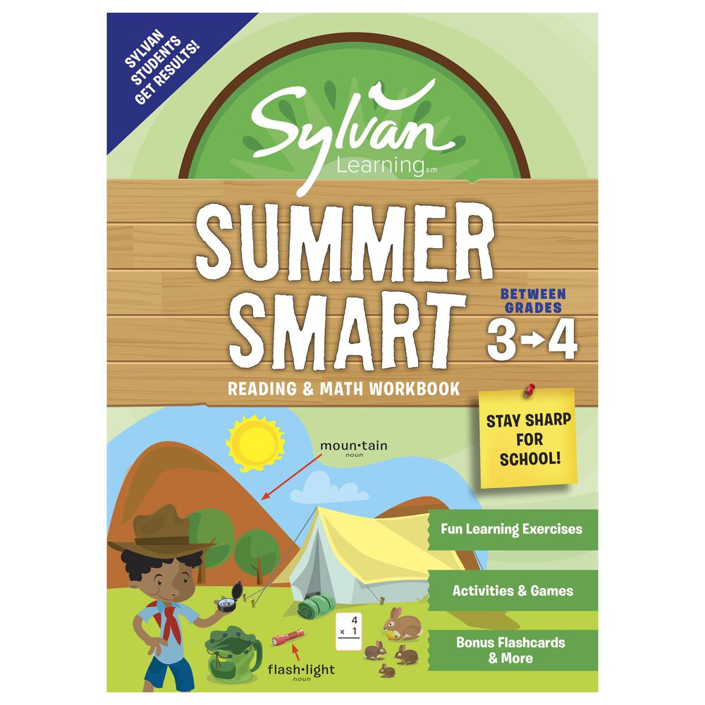 Sylvan Summer Smart Workbook: Between Grades 3 & 4, , large