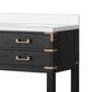 Lexora Home Norwalk 60" Double Bathroom Vanity in Black Oak with White Cultured Marble Top  and Rectangle Sink, , large