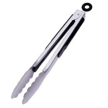 Progressive 9" Stainless Steel Locking Tongs, , large