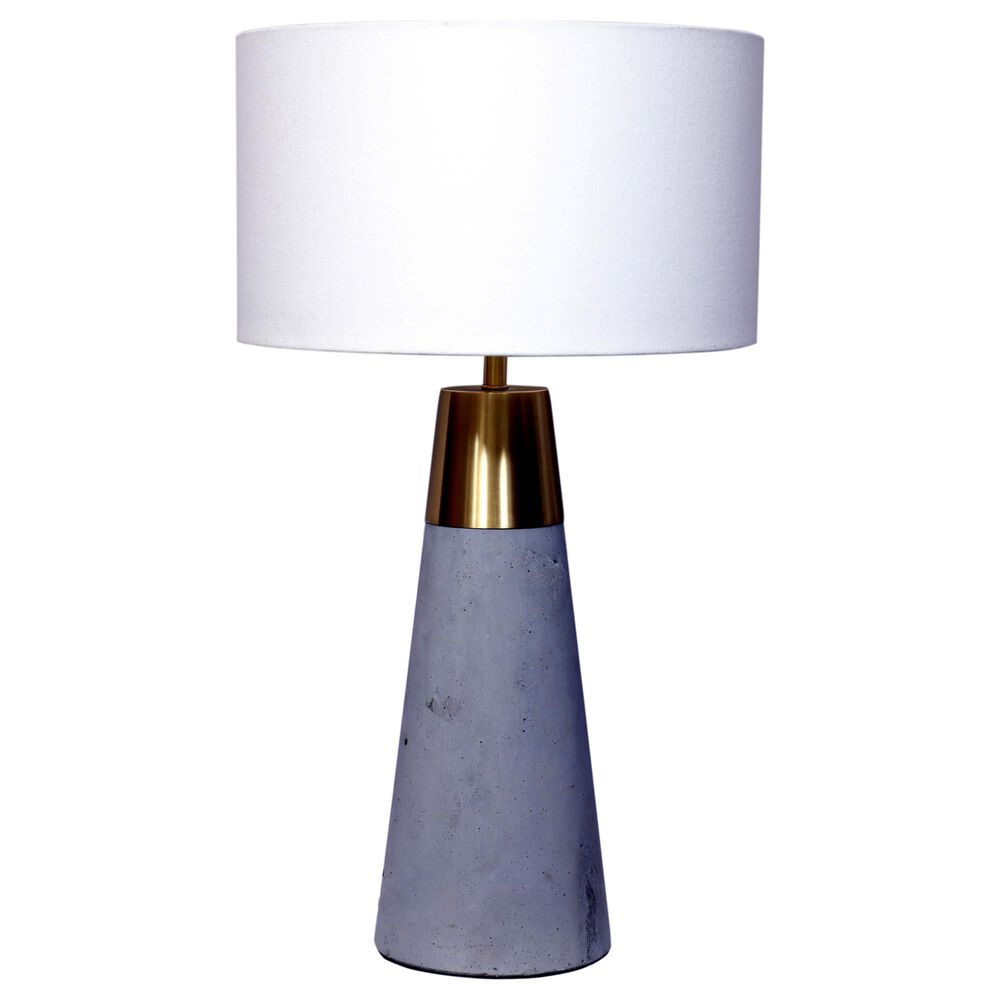 Moe's Home Collection Renny Table Lamp in Grey, , large