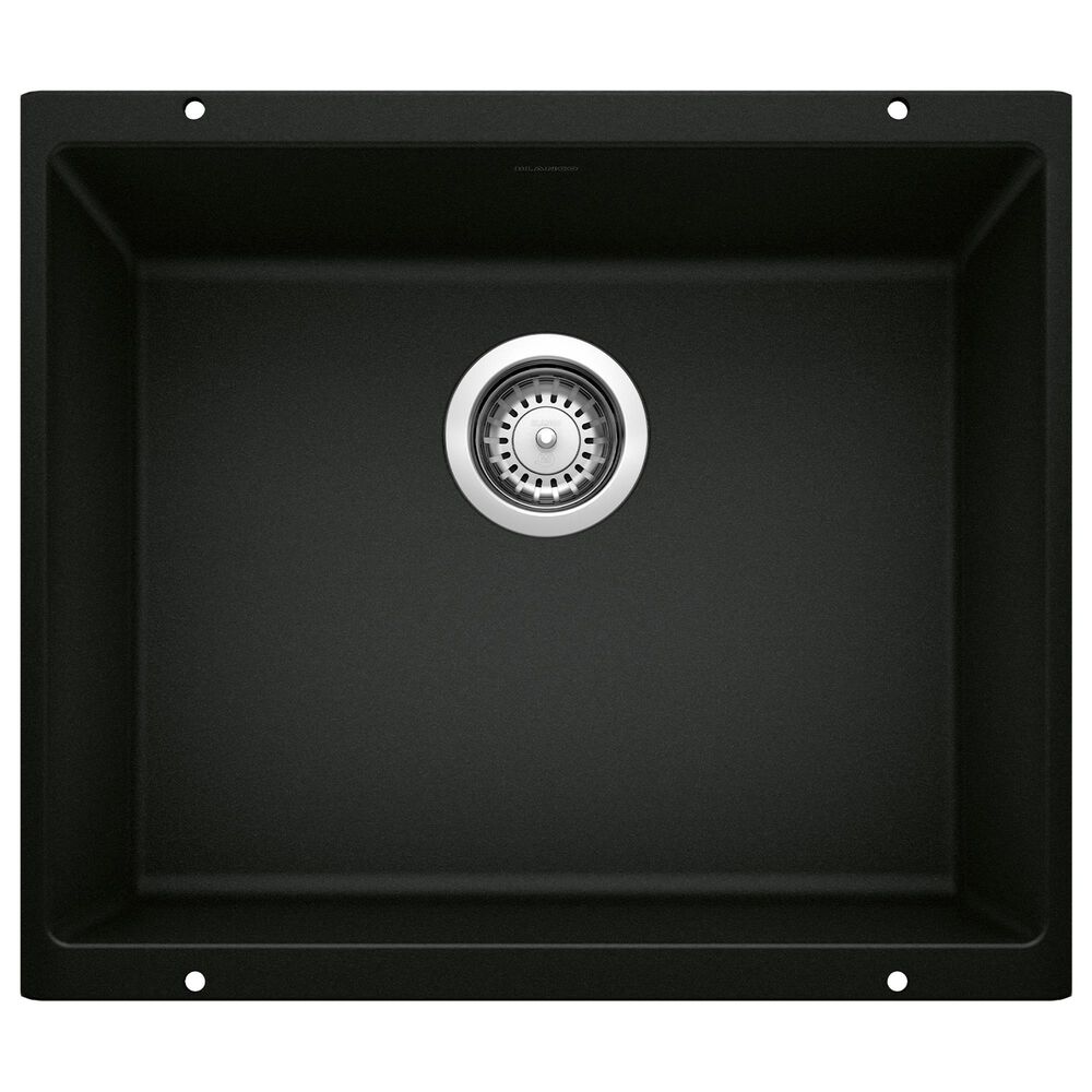 Blanco Precis 21" Single Sink in Coal Black, , large