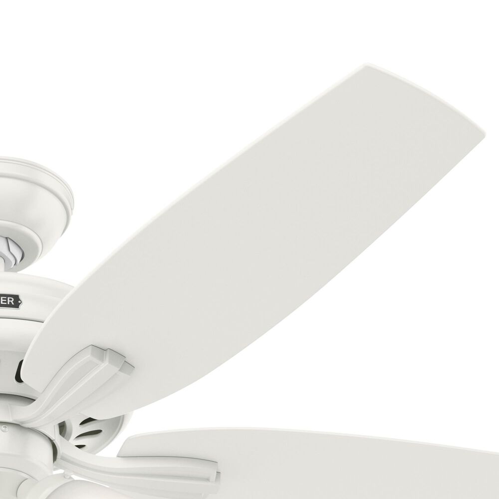 Hunter Newsome 52&quot; Ceiling Fan with 3 Lights in Fresh White, , large