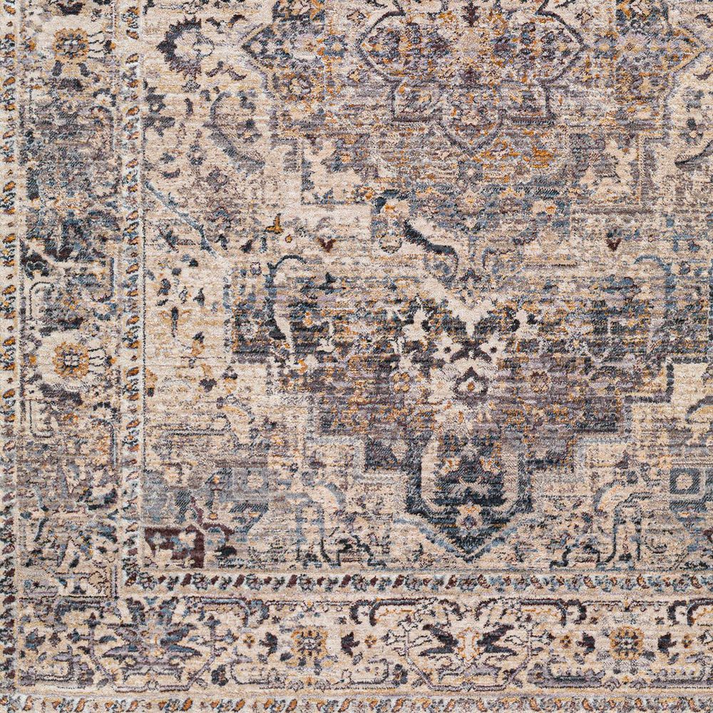 Surya Aida AAD-2311 5&#39; x 7&#39;9&quot; Beige, Medium Gray, Tan, Ivory, Deep Teal and Charcoal Area Rug, , large