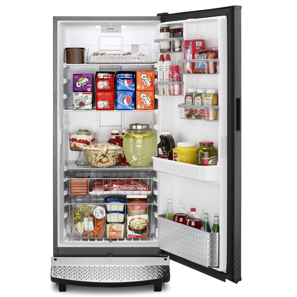 Gladiator 17.8 Cu. Ft. Freestanding All Refrigerator and 17.8 Cu. Ft. Upright Freezer in Black, , large