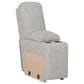 Ashley Acklen Place 3-Piece Power Symmetrical Reclining Sectional Loveseat with Console in Pewter, , large