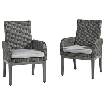 Ashley Elite Park Patio Arm Chair in Gray (Set of 2), , large