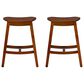 Linon Home Decor Culver Counter Stool in Brown (Set of 2), , large