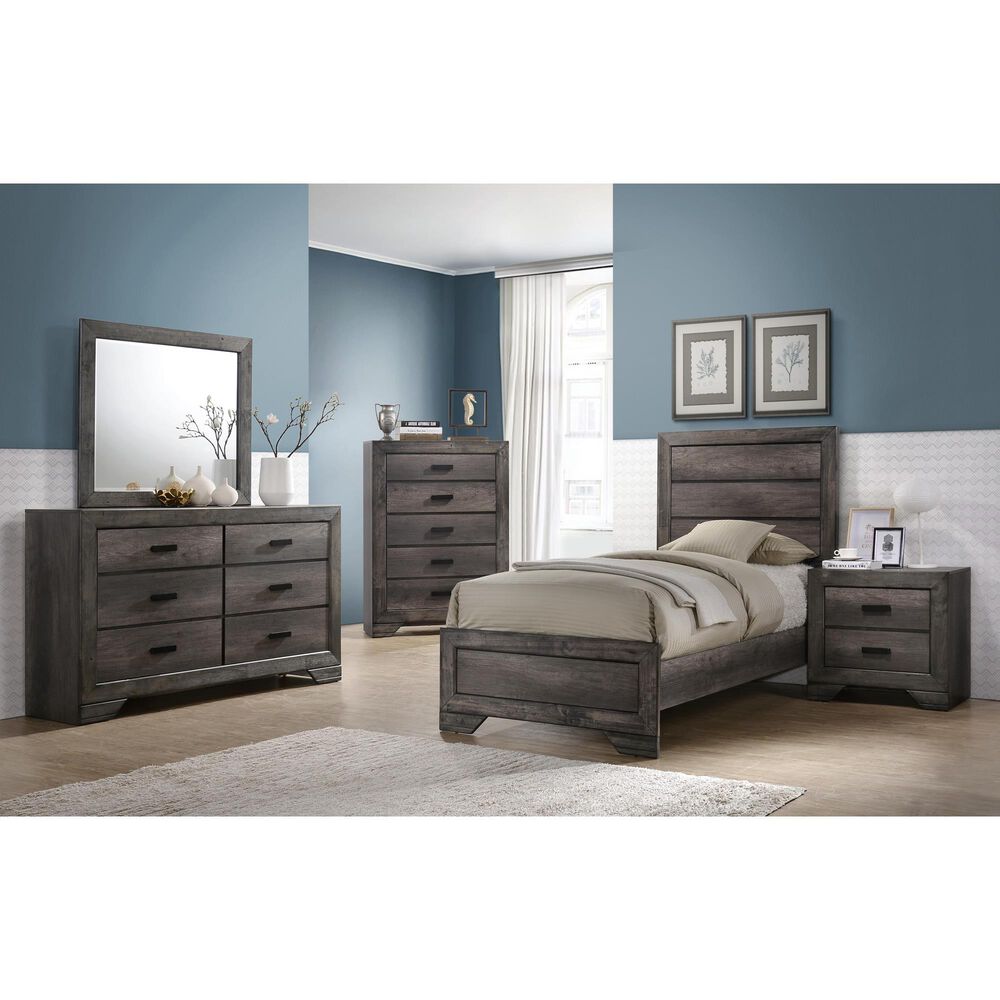 Mayberry Hill Nathan Dresser Mirror in Grey Oak, , large