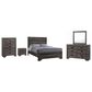 Mayberry Hill Nathan 5-Piece Full Bedroom Set in Gray Oak, , large
