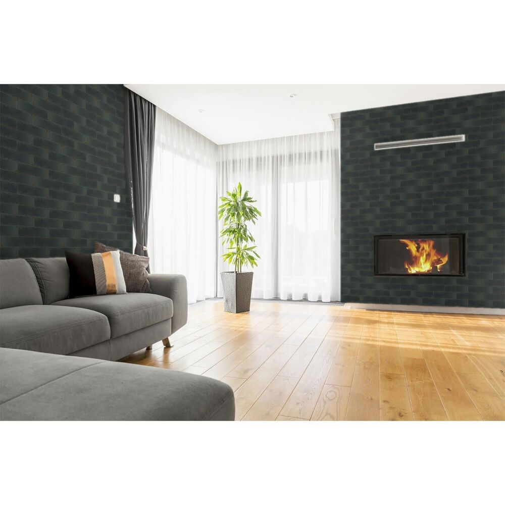 Emser Inhale Verde 4&quot; x 12&quot; Porcelain Tile, , large