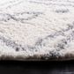 Safavieh Parma Shag PMA583A 6"7" Round Cream and Grey Area Rug, , large