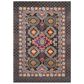 Safavieh Monaco MNC240B-3 3" x 5" Brown/Multi Area Rug, , large