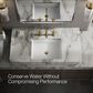 Kohler Purist Widespread Bathroom Sink Faucet with Cross Handles and High Gooseneck Spout in Vibrant Brushed Moderne Brass, , large