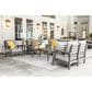 Ashley Visola Stationary Loveseat with Cushion in Gray, , large