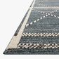 Loloi II Fabian 4" x 6" Denim and Charcoal Area Rug, , large