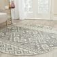 Safavieh Adirondack ADR107B-10R 10" x 10"  Ivory/Silver Round Rug, , large