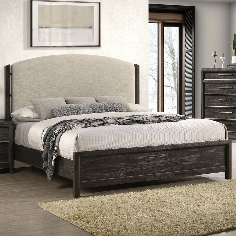 Crown Mark Ethel King Bed, , large