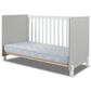 Sorelle Pannello 3-In-1 Convertible Crib in Grigio and White, , large