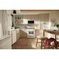 Whirlpool 30" Gas Smart Range in White, , large