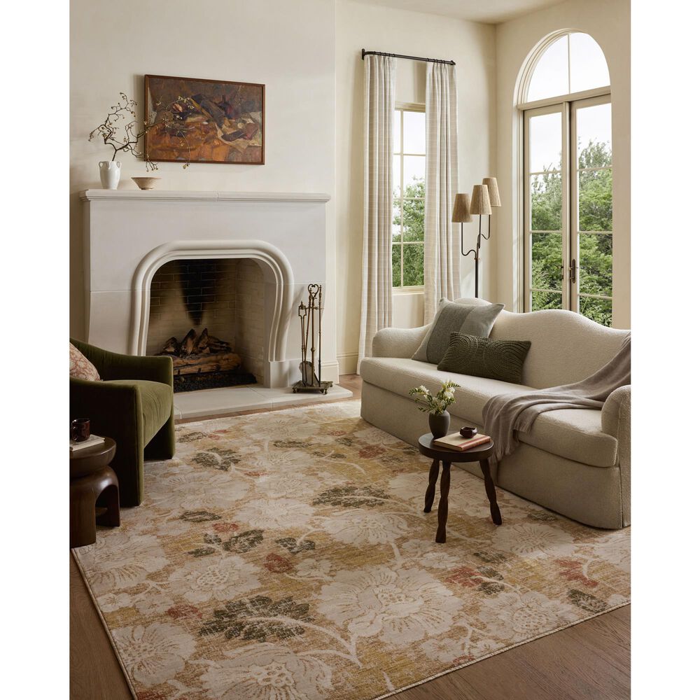Loloi Eileen Natural and Multicolor 9&#39;6&quot; x 13&#39; Area Rug, , large