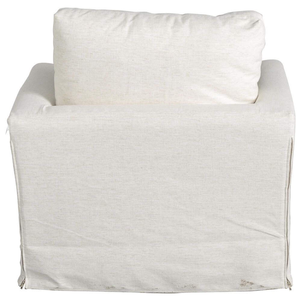 Aurora Furnishings Nomad Swivel Chair in Snow, , large