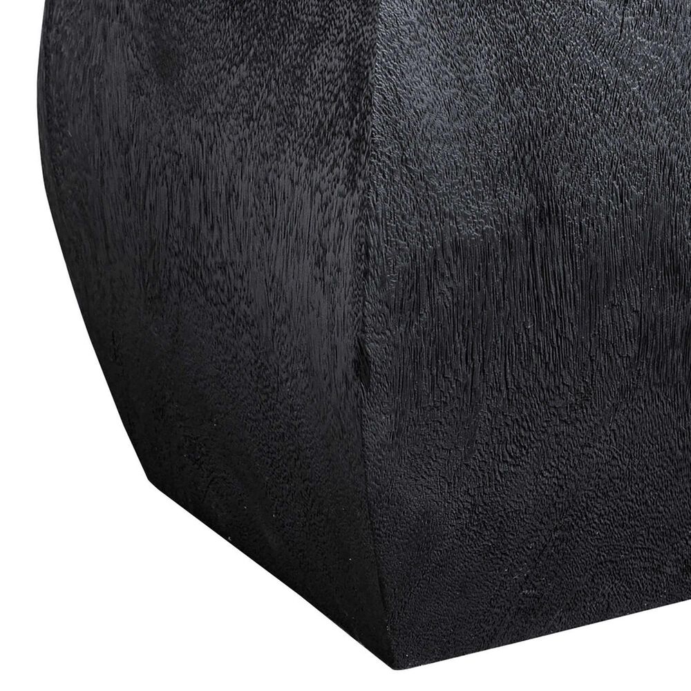 Uttermost Grove Accent Stool in Rustic Black, , large