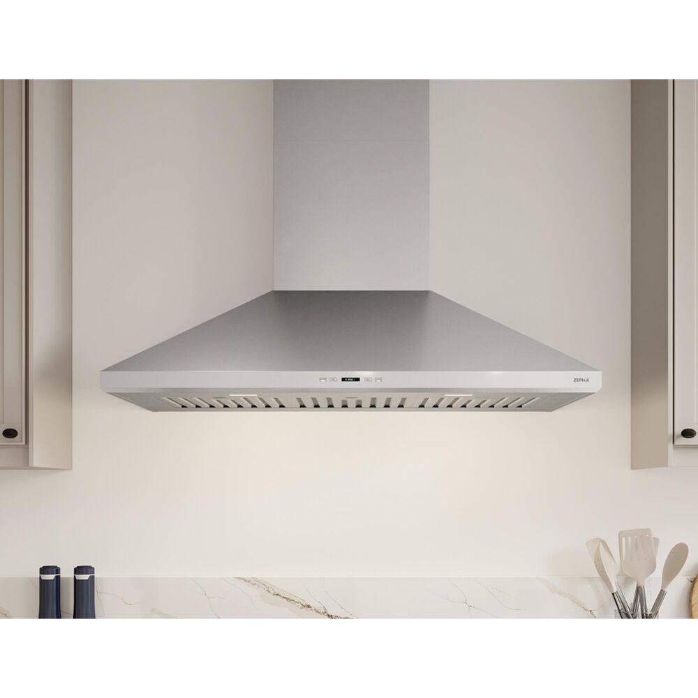 Zephyr Siena Pro 48&quot; Wall Mount Range Hood in Stainless Steel, , large