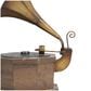 Maple and Jade 17" Music Decorative Gramophone in Copper and Brown, , large