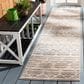 Safavieh Cabana CBN333F 2"2" x 9" Grey and Ivory Indoor/Outdoor Performance Runner, , large