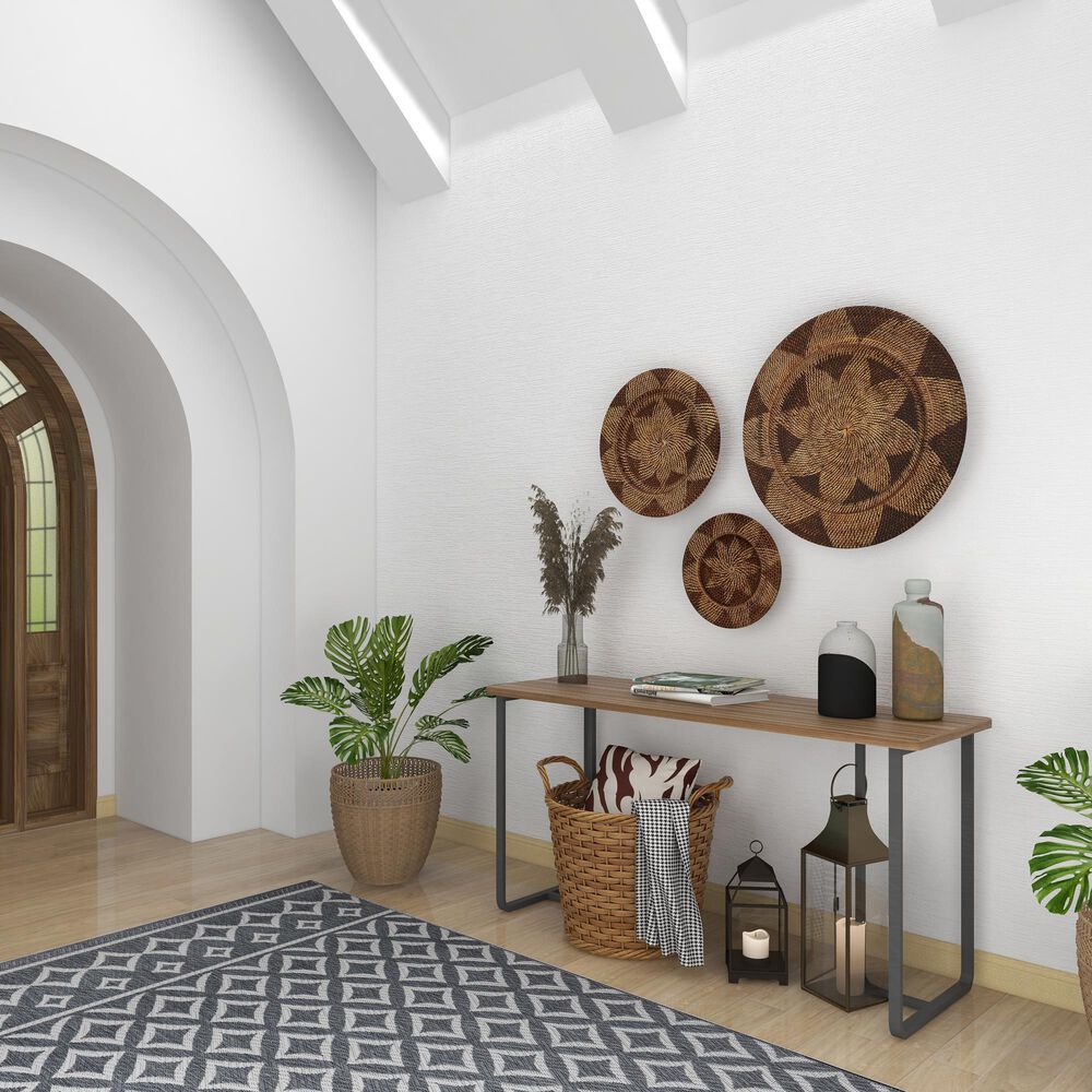 Maple and Jade 28&quot; x 28&quot; Round Wall Decor in Beige and Mocha &#40;Set of 3&#41;, , large